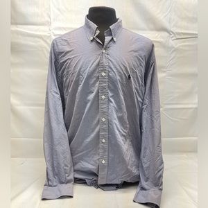 Men’s Polo Ralph Lauren Long Sleeve Button Down Shirt Size XL